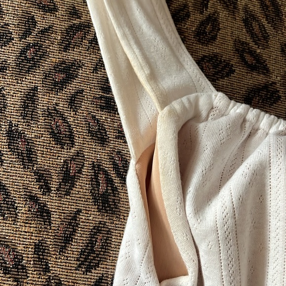 With Jean white pointelle mini dress - Picture 3 of 5